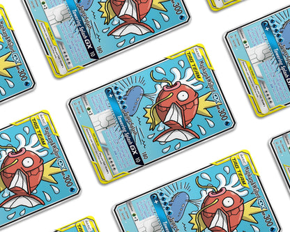 Anime Town Creations Credit Card Magikarp & Wailord Pokemon Card Window Skins - Anime Pokemon Credit Card Skin