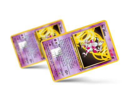 Anime Town Creations Credit Card Mr Mime Pokemon Card Full Skins - Anime Pokemon Credit Card Skin