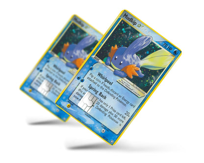 Anime Town Creations Credit Card Mudkip Pokemon Card Full Skins - Anime Pokemon Credit Card Skin