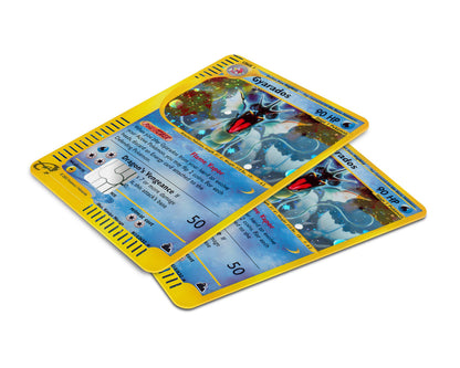 Anime Town Creations Credit Card Rare Gyrados Pokemon Card Window Skins - Anime Pokemon Credit Card Skin