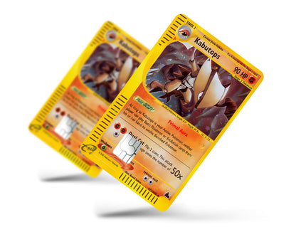 Anime Town Creations Credit Card Rare Kabutops Pokemon Card Full Skins - Anime Pokemon Credit Card Skin