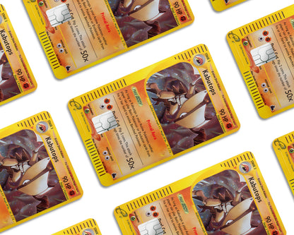 Anime Town Creations Credit Card Rare Kabutops Pokemon Card Window Skins - Anime Pokemon Credit Card Skin
