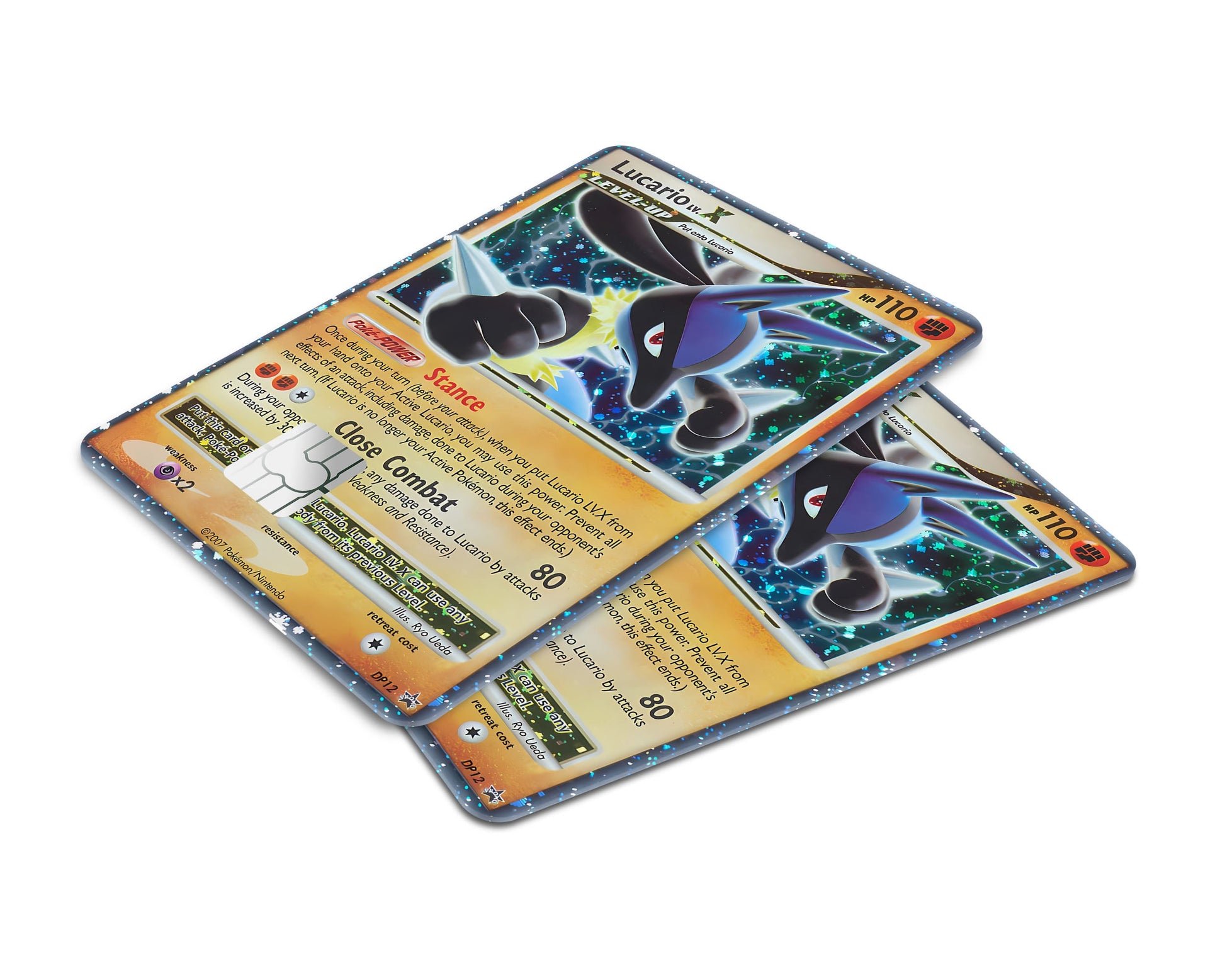 Anime Town Creations Credit Card Rare Lucario Pokemon Card Window Skins - Anime Pokemon Credit Card Skin