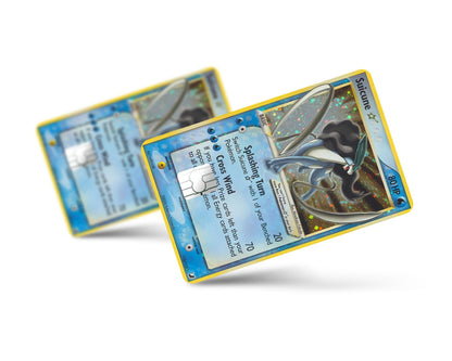 Anime Town Creations Credit Card Rare Suicune Pokemon Card Full Skins - Anime Pokemon Credit Card Skin