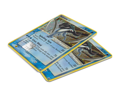 Anime Town Creations Credit Card Rare Suicune Pokemon Card Window Skins - Anime Pokemon Credit Card Skin