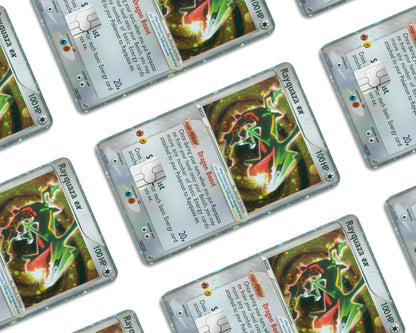 Anime Town Creations Credit Card Rare Rayquaza Pokemon Card Full Skins - Anime Pokemon Credit Card Skin