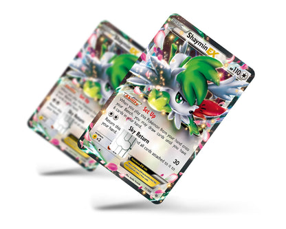 Anime Town Creations Credit Card Shaymin Pokemon Card Full Skins - Anime Pokemon Credit Card Skin