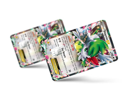 Anime Town Creations Credit Card Shaymin Pokemon Card Full Skins - Anime Pokemon Credit Card Skin