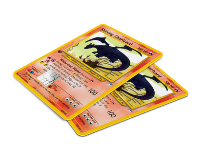 Shining Charizard Pokemon Card Credit Card Skin