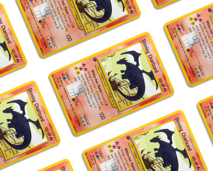 Shining Charizard Pokemon Card Credit Card Skin