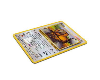 Anime Town Creations Credit Card Tauros Pokemon Card Full Skins - Anime Pokemon Credit Card Skin