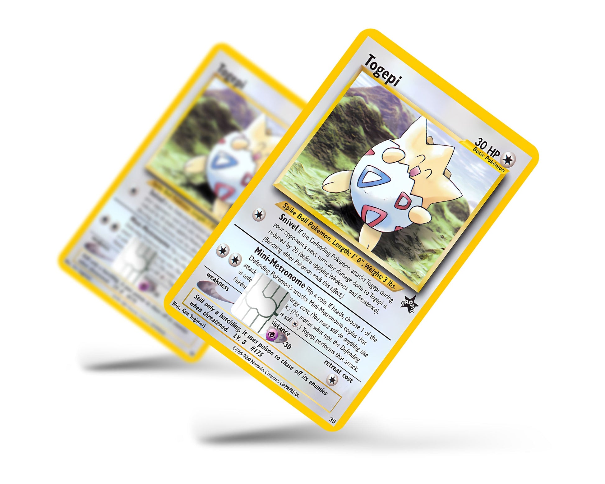 Anime Town Creations Credit Card Togepi Pokemon Card Full Skins - Anime Pokemon Credit Card Skin