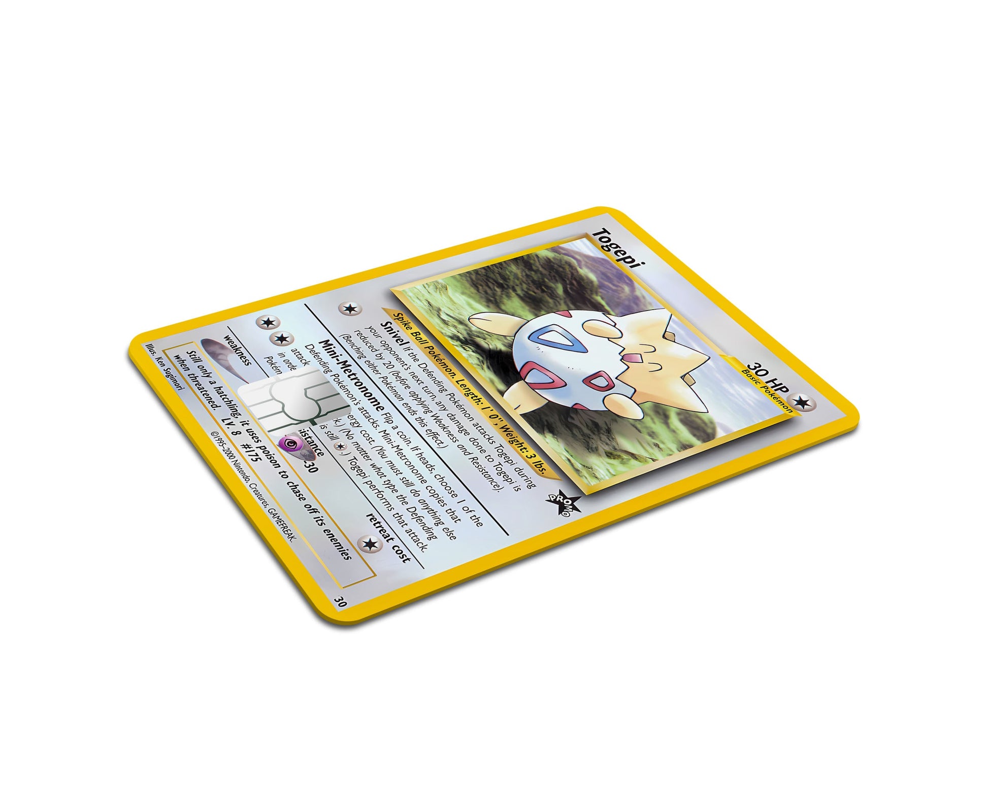 Anime Town Creations Credit Card Togepi Pokemon Card Full Skins - Anime Pokemon Credit Card Skin