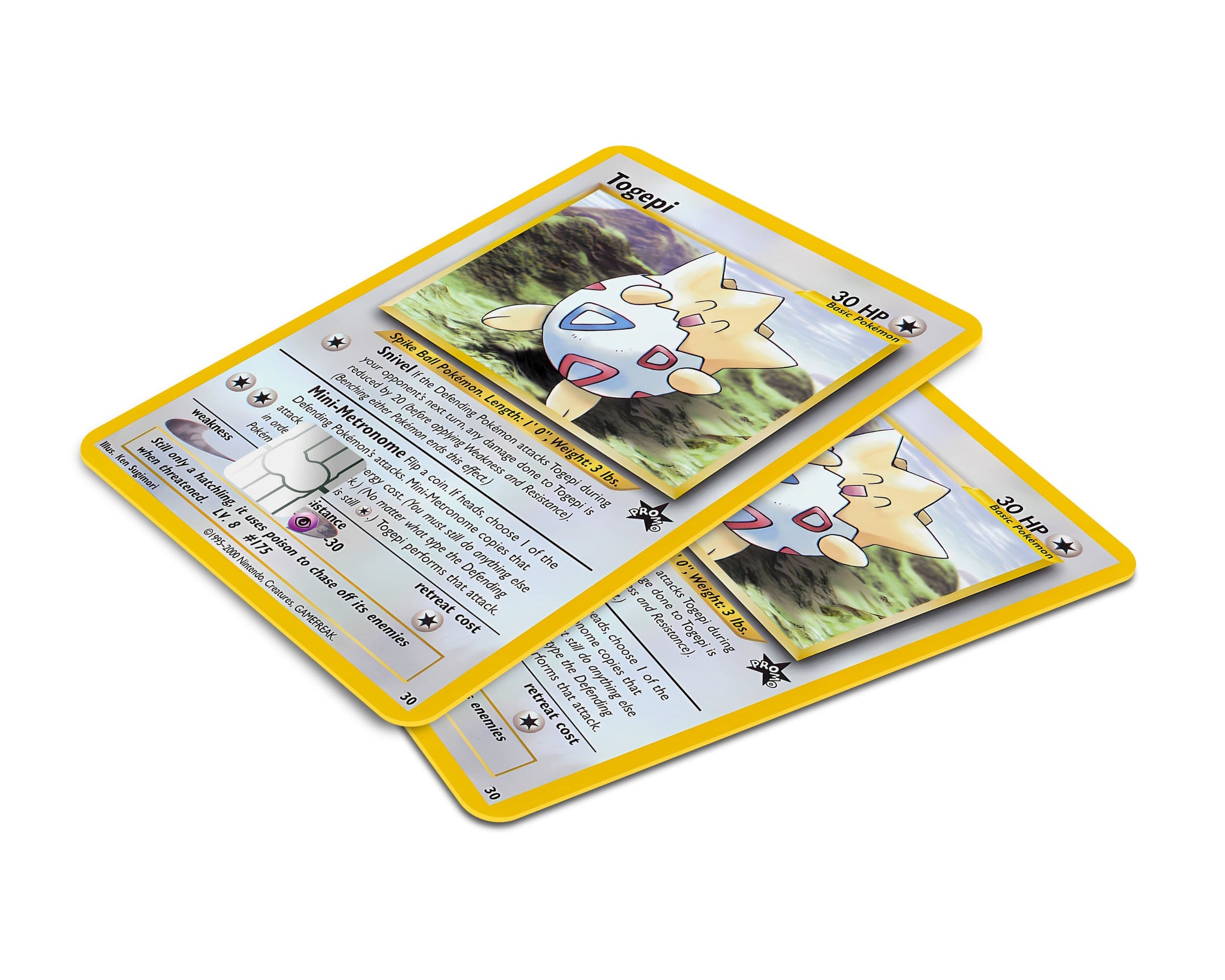 Anime Town Creations Credit Card Togepi Pokemon Card Window Skins - Anime Pokemon Credit Card Skin