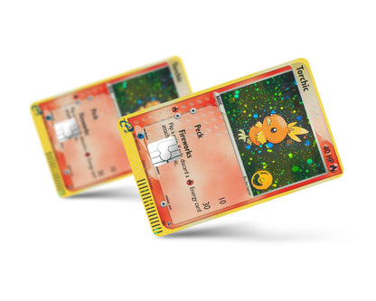 Anime Town Creations Credit Card Torchic Pokemon Card Full Skins - Anime Pokemon Credit Card Skin