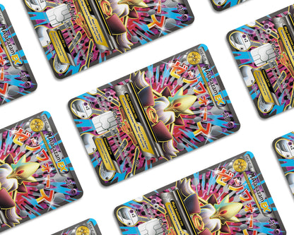 Anime Town Creations Credit Card Mega Alakazam Pokemon Card Window Skins - Anime Pokemon Credit Card Skin