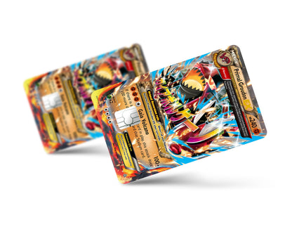 Anime Town Creations Credit Card Mega Primal Groudon Pokemon Card Full Skins - Anime Pokemon Credit Card Skin