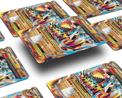 Anime Town Creations Credit Card Mega Primal Groudon Pokemon Card Window Skins - Anime Pokemon Credit Card Skin