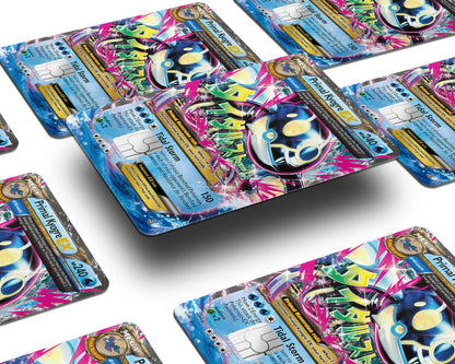 Anime Town Creations Credit Card Mega Primal Kyogre Pokemon Card Window Skins - Anime Pokemon Credit Card Skin