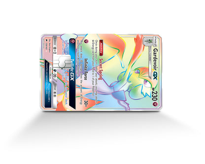 Anime Town Creations Credit Card Rainbow Gardevoir Pokemon Card Full Skins - Anime Pokemon Credit Card Skin