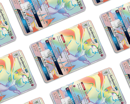 Anime Town Creations Credit Card Rainbow Gardevoir Pokemon Card Window Skins - Anime Pokemon Credit Card Skin