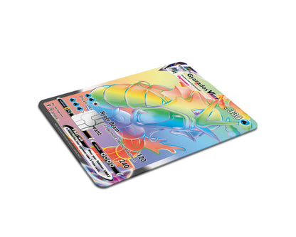 Anime Town Creations Credit Card Rainbow Gyarados Pokemon Card Full Skins - Anime Pokemon Credit Card Skin