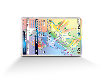 Anime Town Creations Credit Card Rainbow Dialga Pokemon Card Full Skins - Anime Pokemon Credit Card Skin