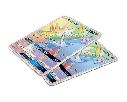 Anime Town Creations Credit Card Rainbow Dialga Pokemon Card Window Skins - Anime Pokemon Credit Card Skin
