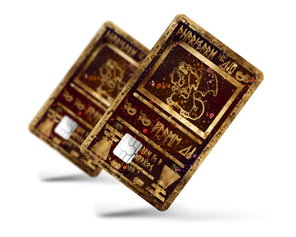 Anime Town Creations Credit Card Ancient Charizard Pokemon Card Full Skins - Anime Pokemon Credit Card Skin