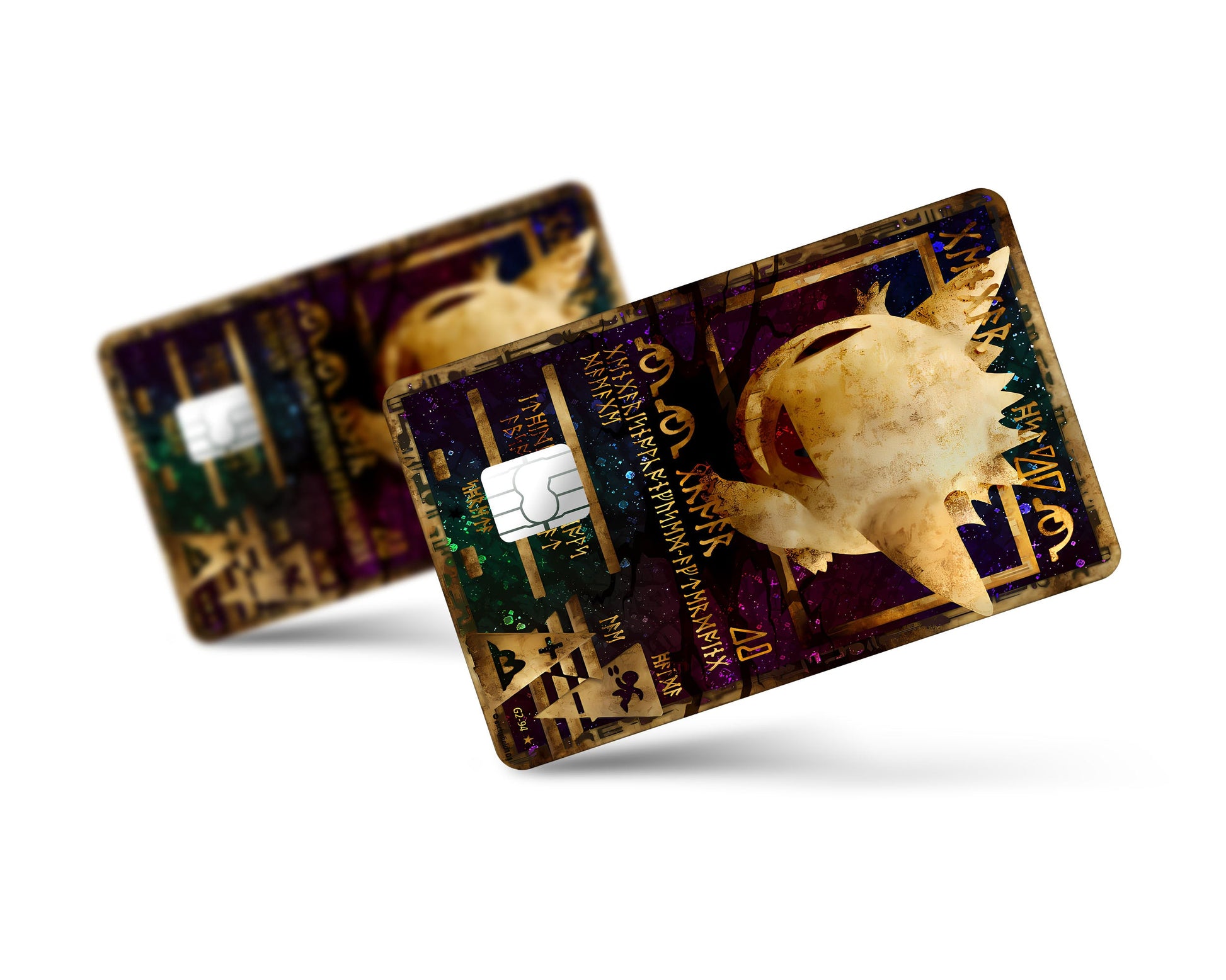Anime Town Creations Credit Card Ancient Gengar Pokemon Card Full Skins - Anime Pokemon Credit Card Skin