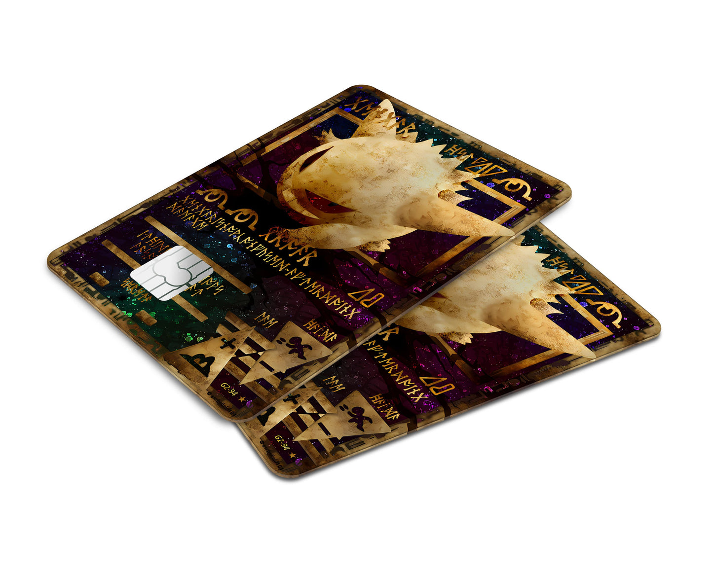 Anime Town Creations Credit Card Ancient Gengar Pokemon Card Window Skins - Anime Pokemon Credit Card Skin