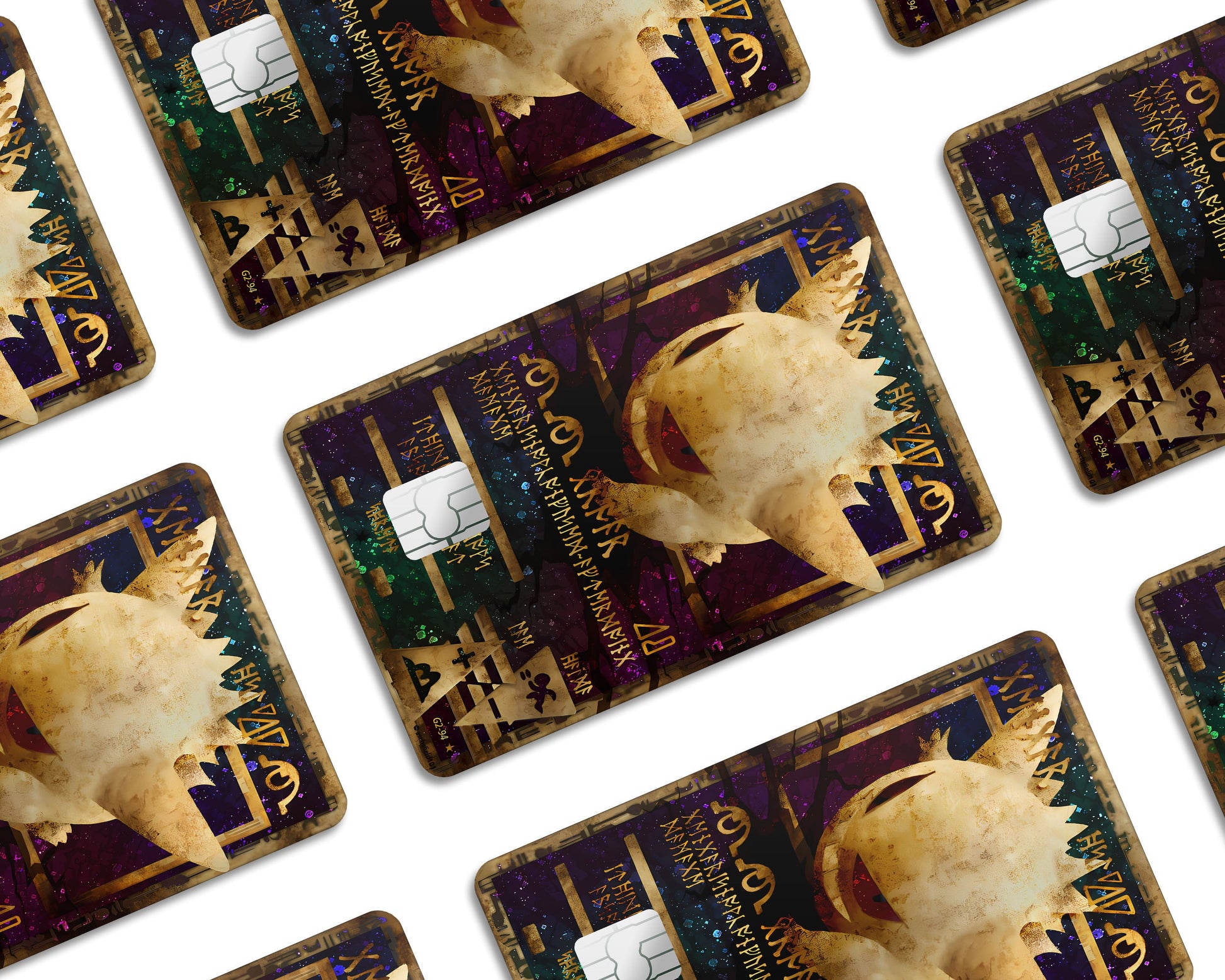Anime Town Creations Credit Card Ancient Gengar Pokemon Card Window Skins - Anime Pokemon Credit Card Skin