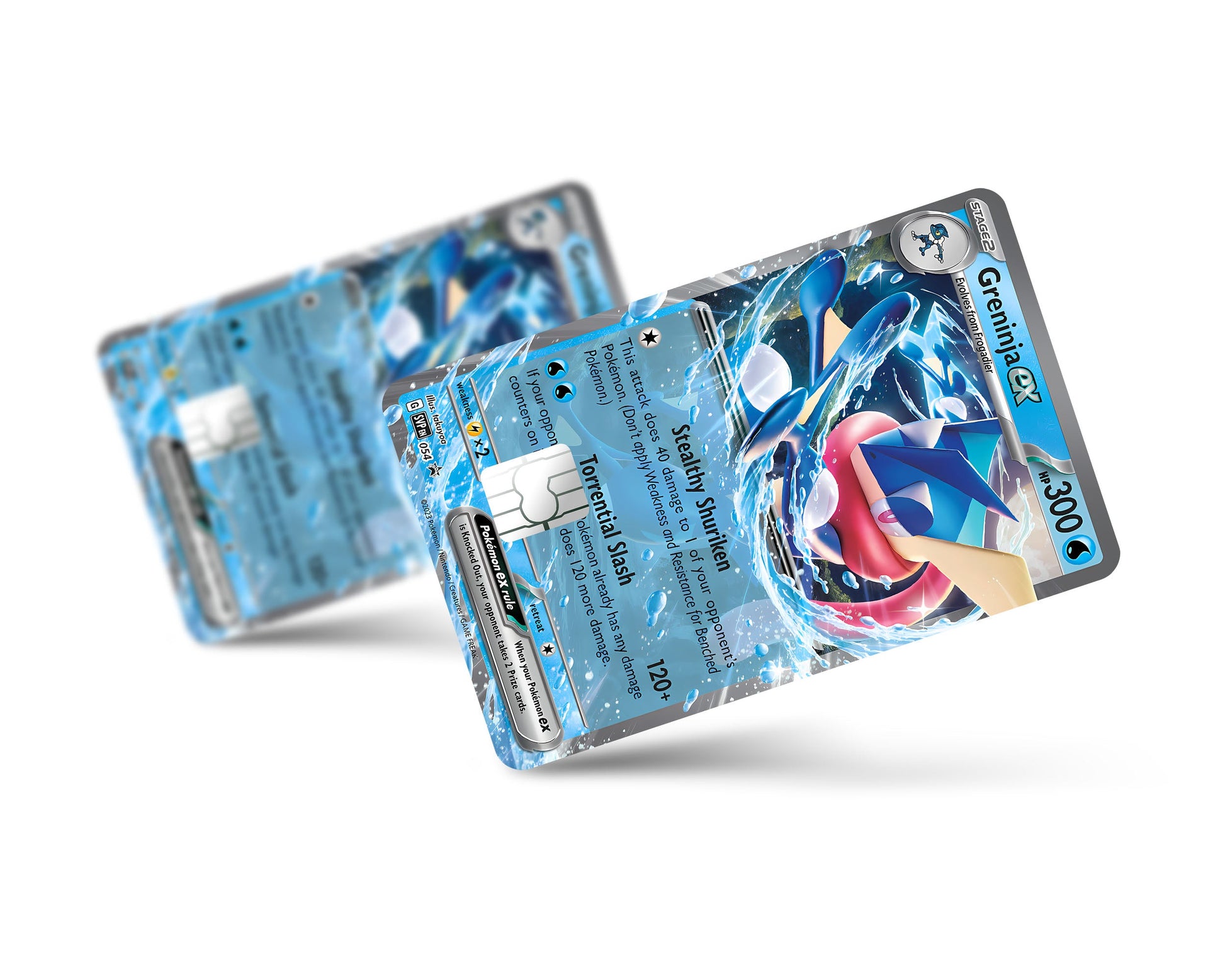 Anime Town Creations Credit Card Greninja Pokemon Card Full Skins - Anime Pokemon Credit Card Skin