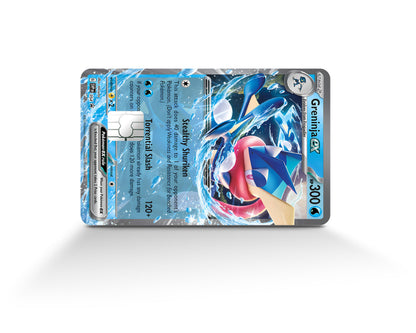 Anime Town Creations Credit Card Greninja Pokemon Card Full Skins - Anime Pokemon Credit Card Skin