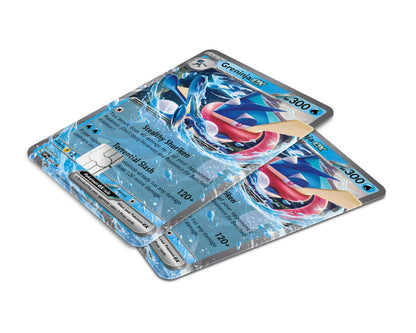 Anime Town Creations Credit Card Greninja Pokemon Card Window Skins - Anime Pokemon Credit Card Skin