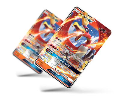 Anime Town Creations Credit Card Rare Ho-oh Pokemon Card Full Skins - Anime Pokemon Credit Card Skin