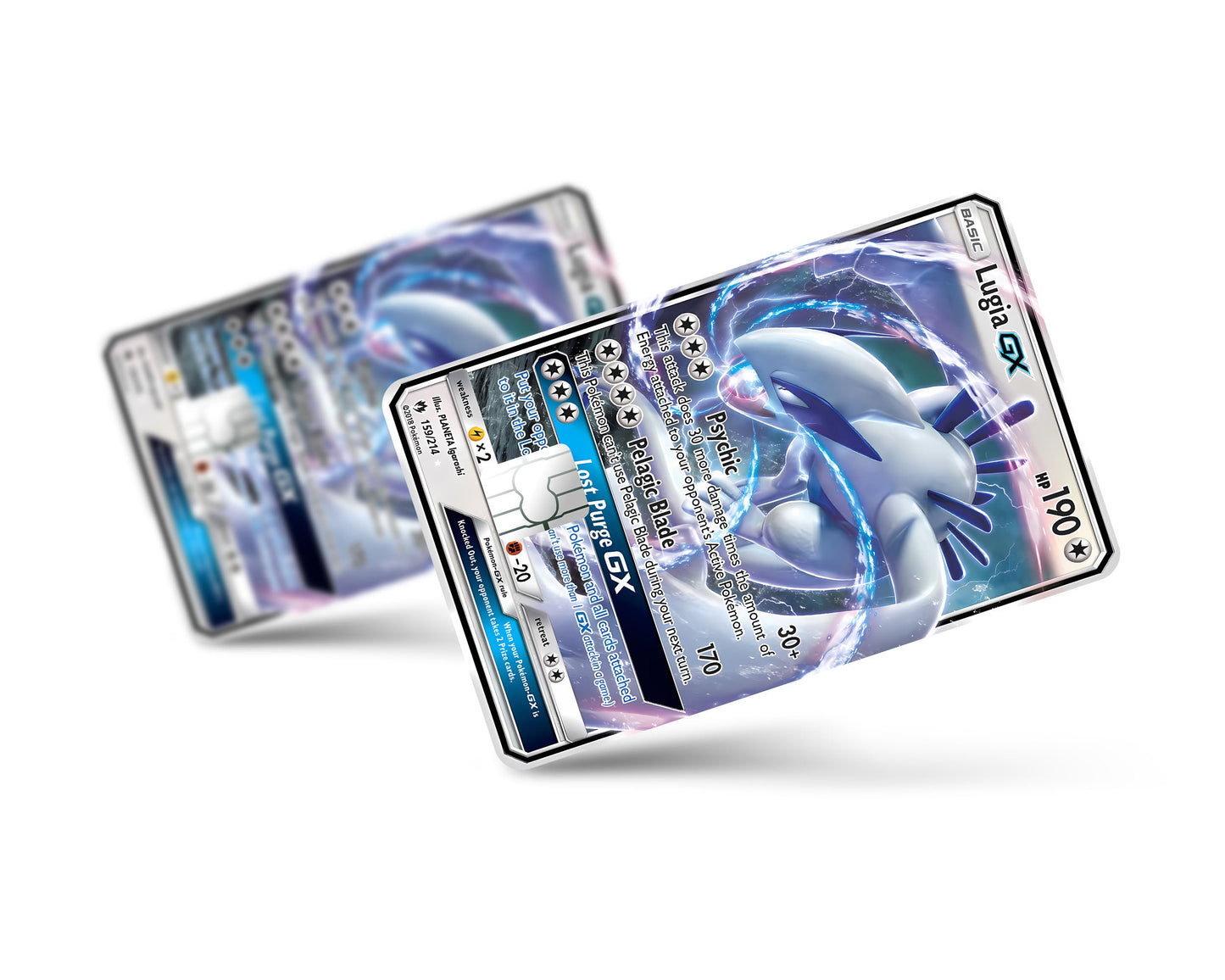 Anime Town Creations Credit Card Rare Lugia Pokemon Card Full Skins - Anime Pokemon Credit Card Skin