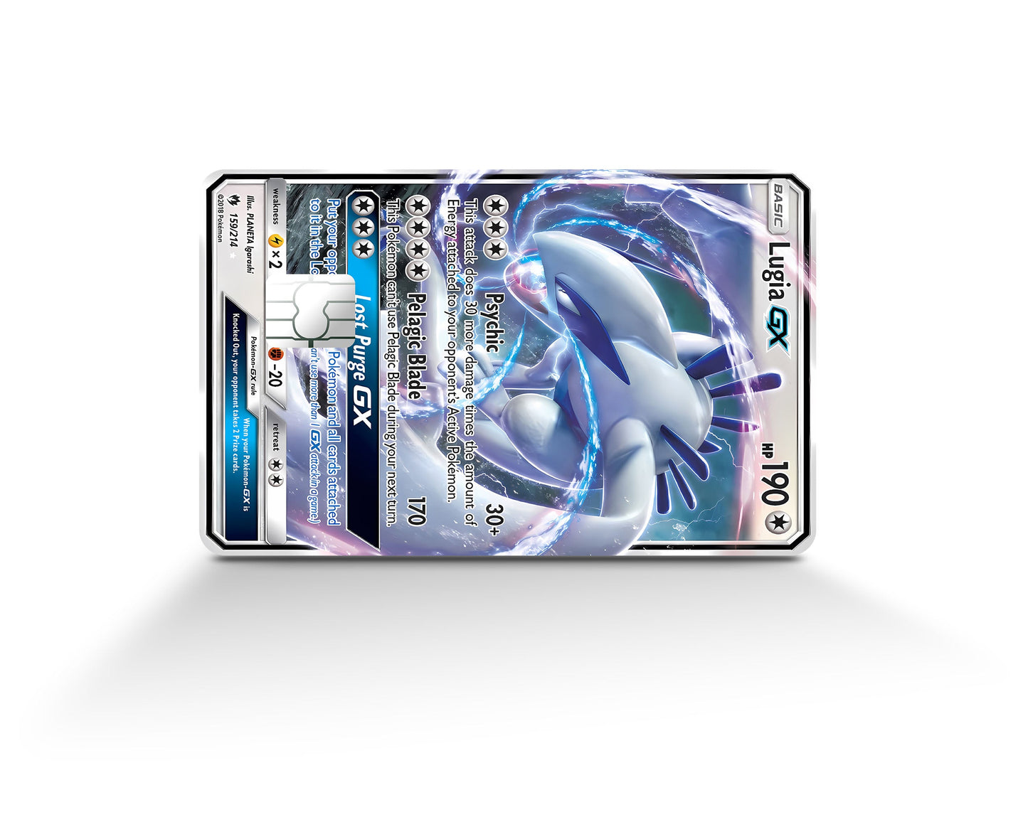 Anime Town Creations Credit Card Rare Lugia Pokemon Card Full Skins - Anime Pokemon Credit Card Skin