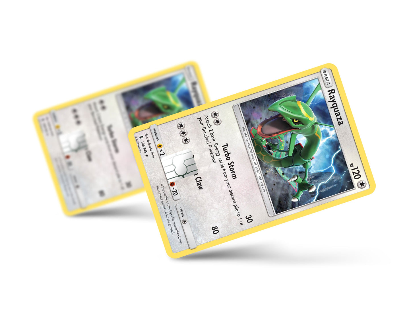 Anime Town Creations Credit Card Rayquaza Pokemon Card Full Skins - Anime Pokemon Credit Card Skin