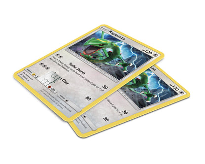Anime Town Creations Credit Card Rayquaza Pokemon Card Window Skins - Anime Pokemon Credit Card Skin