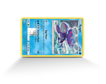 Anime Town Creations Credit Card Kyogre Pokemon Card Full Skins - Anime Pokemon Credit Card Skin