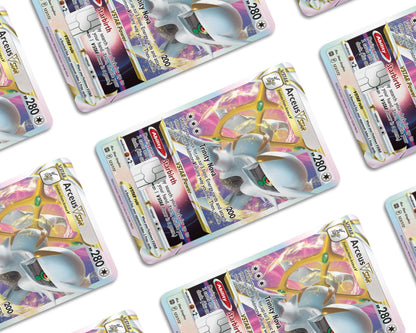 Anime Town Creations Credit Card Arceus Pokemon Card Window Skins - Anime Pokemon Credit Card Skin