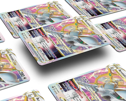 Anime Town Creations Credit Card Arceus Pokemon Card Window Skins - Anime Pokemon Credit Card Skin