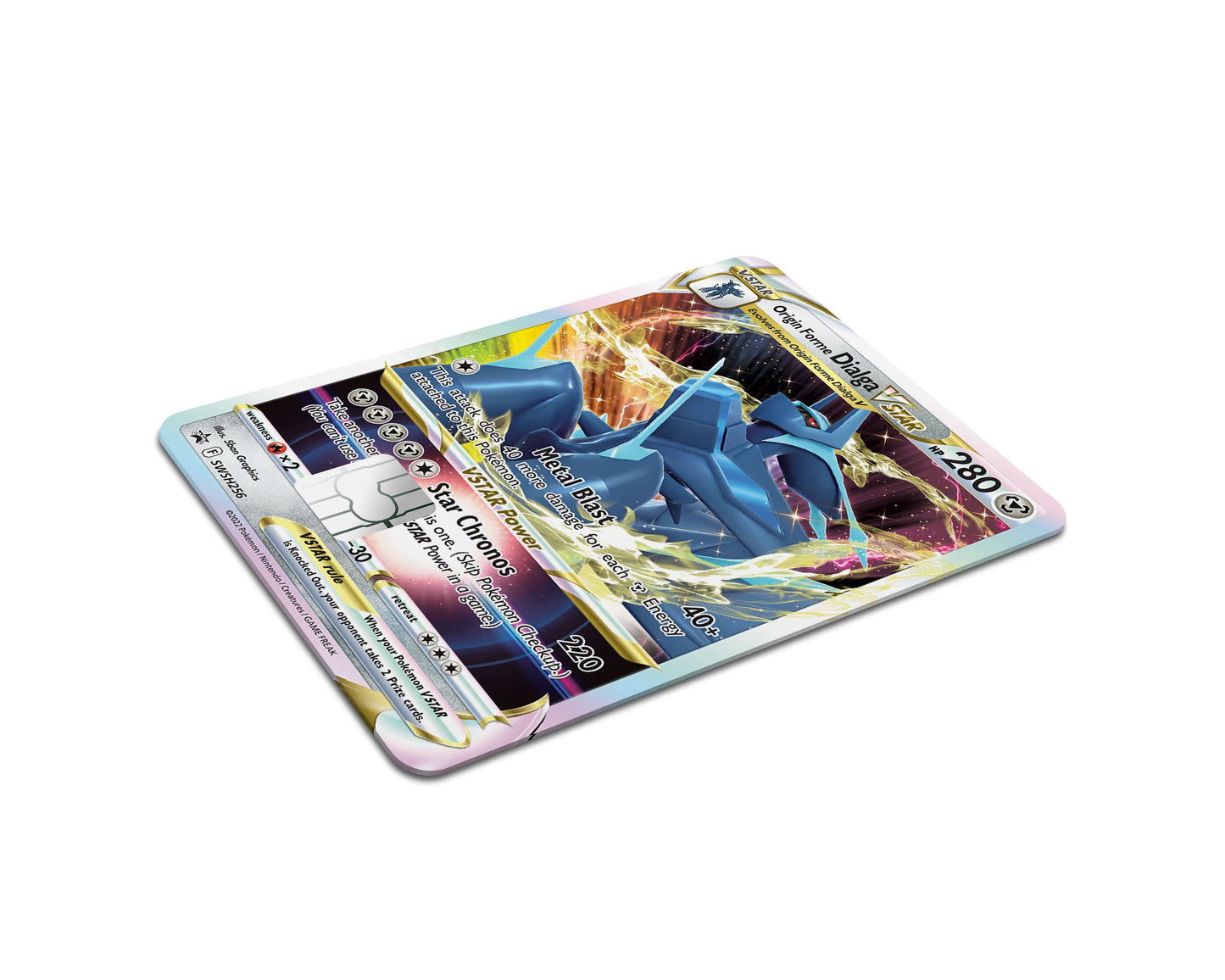 Anime Town Creations Credit Card Dialga Pokemon Card Full Skins - Anime Pokemon Credit Card Skin