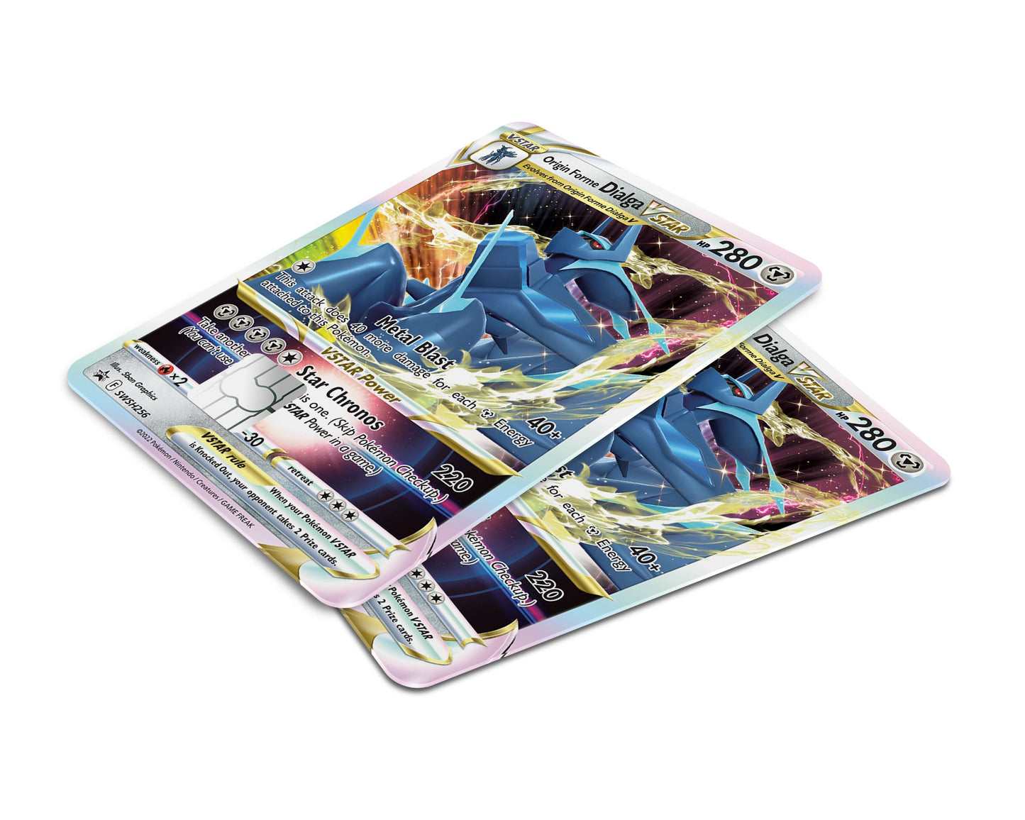 Anime Town Creations Credit Card Dialga Pokemon Card Window Skins - Anime Pokemon Credit Card Skin