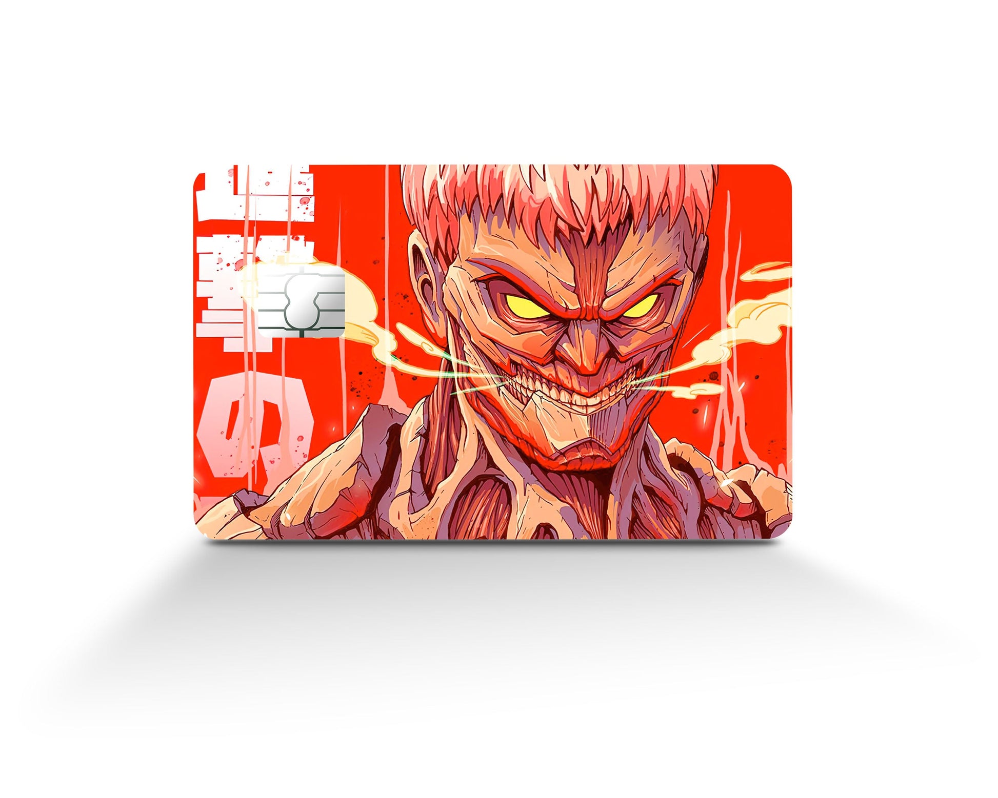 Anime Town Creations Credit Card Attack on Titan Armored Titan Full Skins - Anime Attack on Titan Credit Card Skin