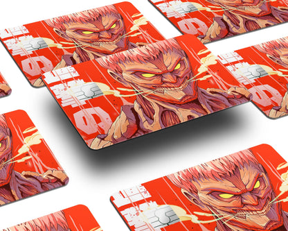Anime Town Creations Credit Card Attack on Titan Armored Titan Window Skins - Anime Attack on Titan Credit Card Skin
