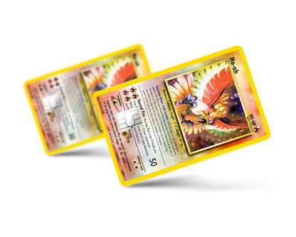 Anime Town Creations Credit Card Legendary Ho-oh Pokemon Card Full Skins - Anime Pokemon Credit Card Skin