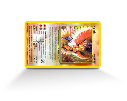 Anime Town Creations Credit Card Legendary Ho-oh Pokemon Card Full Skins - Anime Pokemon Credit Card Skin