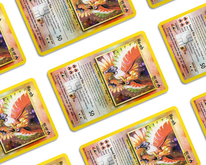 Anime Town Creations Credit Card Legendary Ho-oh Pokemon Card Window Skins - Anime Pokemon Credit Card Skin